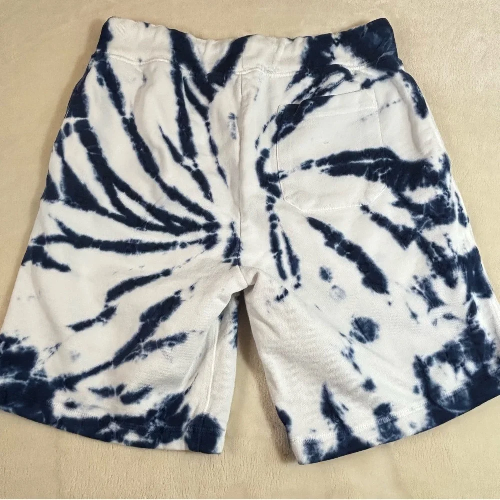 Ralph Lauren Men's 100% Cotton Tie Dye Shorts Stretch Waist Size SP